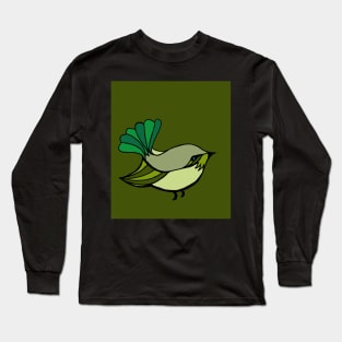 Green Birdy Long Sleeve T-Shirt